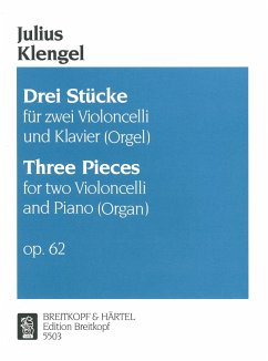 Cover 3 Stücke op.62 für 2 Violoncelli und Klavier