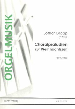Cover Choralpräludien zur Weihnachtszeit für Orgel