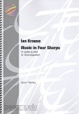 Music in four Sharps für 4 Gitarren Partitur und Stimmen