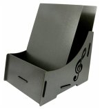 Werkhaus Notendisplay anthrazit, mit Notenschlüssel