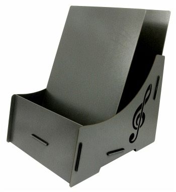 Werkhaus Notendisplay anthrazit, mit Notenschlüssel