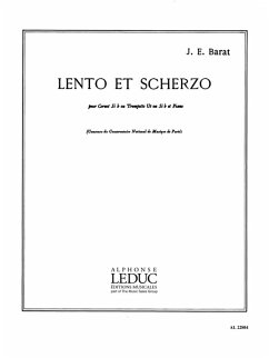 Lento et Scherzo pour cornet ou trompette (Ut/Sib) et piano
