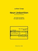 9 Liedpartiten für Orgel (manualiter)
