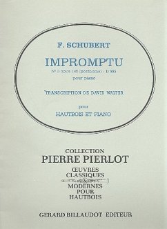 Impromptuno.3 op.142 D935 pour piano pour hautbois et piano
