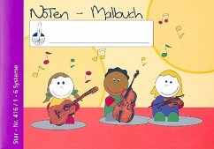 Cover Notenmalbuch DIN A4 quer 1-6 Systeme
