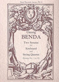 Cover Sonata G major no.1 for keyboard and string quartet