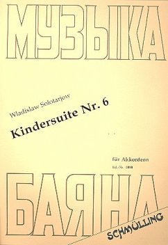 Cover Kindersuite Nr.6 für Akkordeon