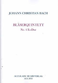 Cover Quintett Es-Dur Nr.4 für Flöte, Oboe, Klarinette Horn und Fagott Partitur+Stimmen