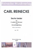 6 Lieder op.109 für zwei weibliche Stimmen und Klavier 2 Partituren, Reprint