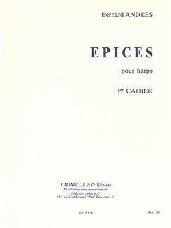 Cover Epices vol.1 pour harpe