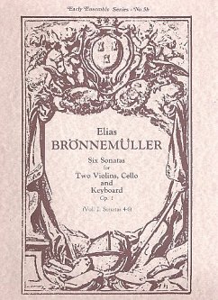 Cover 6 Sonatas op.1 vol.2 (nos. 4-6) for 2 violins, cello and keyboard