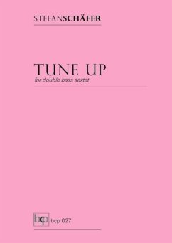Cover Tune up für 6 Kontrabässe Partitur und Stimmen