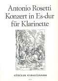 Konzert Es-Dur für Klarinette und Orchester für Klarinette und Klavier