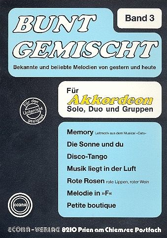 Bunt gemischt Band 3 für Akkordeon