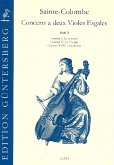 Concerts a 2 violes egales Band 2 für 2 Violen da gamba Partitur und Stimmen