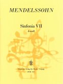 Sinfonia d-Moll Nr.7 für Streichorchester Partitur