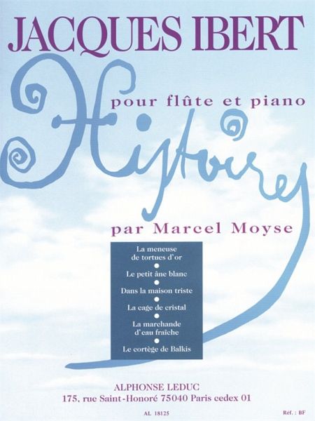 Histoires pour flűte et piano Histoires pour flűte et piano