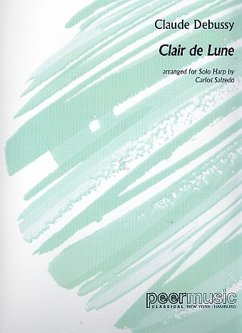 Cover Claire de lune for harp solo