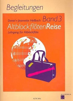 Cover Altblockflötenreise Band 3 Klavierbegleitung