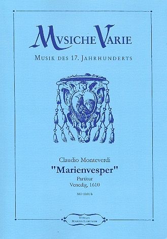 Marienvesper (Lauda und Magnificat eine Quarte abwärts transponiert) für Soli, gem Chor und Orchester Partitur Marienvesper (Lauda und Magnificat eine Quarte abwärts transponiert) für Soli, gem Chor und Orchester Partitur