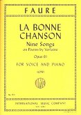 La bonne chanson 9 songs op.61 for low voice and piano La bonne chanson 9 songs op.61 for low voice and piano