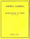 Ricercare del 12 tono no.2 for 3 trumpets (2 trp, clarinet), 2 trombones and tuba, score and parts