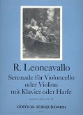 Serenade für Violoncello oder Violino mit Klavier oder Harfe