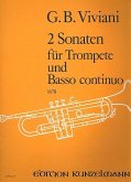 2 Sonaten für Trompete und Bc