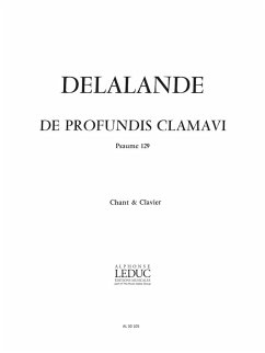 Cover De profundis clamavi pour soli, choeur mixt et orchestre réduction chant et piano