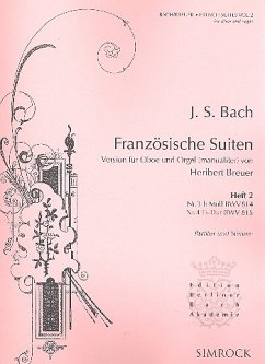 Cover Französische Suiten Band 2 (Nr.3-4) für Oboe und Orgel