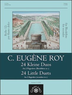 Cover 24 kleine Duos für 2 Flageolette (Sopranblockflöten) Spielpartitur