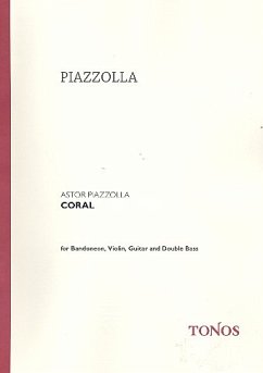 Cover Coral für Bandoneon, Violine, Gitarre und Kontrabass Partitur