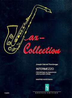 Cover Intermezzo aus der Orgelsonate a-Moll op.98 für Saxophon (S/A) und Klavier (Orgel)
