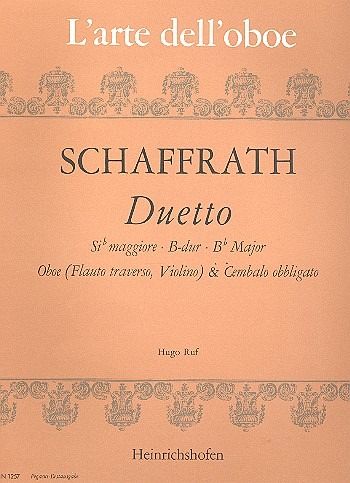 Duett B-Dur für Oboe (Flöte, Violine) und Cembalo (Klavier)