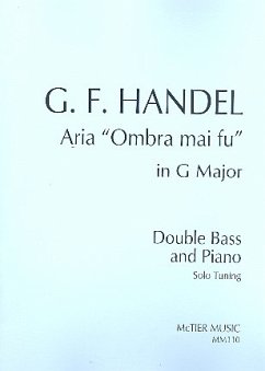 Cover Ombra mai fu (in G Major) for double bass (solo tuning) and piano