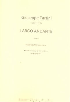 Cover Largo andante D-Dur D96 für Viola und Klavier