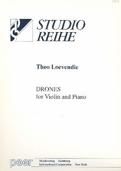 Cover Drones for violin and piano