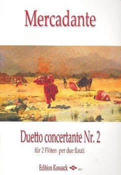 Cover Duetto concertante Nr.2 für 2 Flöten Partitur und Stimmen