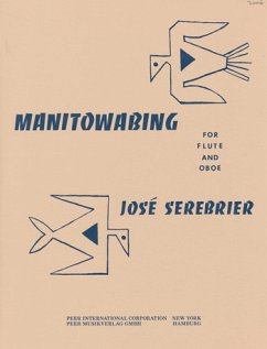 Cover Manitowabing for flute and oboe 2 scores