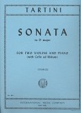 Sonata D major for 2 violins and piano (with cello ad lib.) Sonata D major for 2 violins and piano (with cello ad lib.)