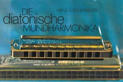 Cover Die diatonische Mundharmonika Spielanleitung für ein Instrument mit 10 Luftkanälen (20 Tönen)