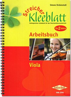 Cover Drebenstedt, S: Streicher Kleeblatt - Arbeitsbuch Viola