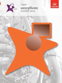 Cover Copper saxophone ensemble pieces score music medals