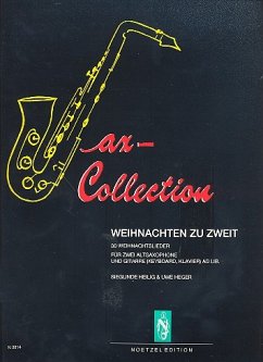 Cover Weihnachten zu zweit 30 Weihnachtslieder für 2 Altsaxophone und Gitarre ad lib.