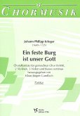 Eine feste Burg ist unser Gott Choralkantate für gem Chor, Streicher und Bc, Partitur