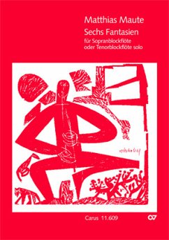 Cover 6 Fantasien für Sopranblockflöte (Tenorblockflöte)