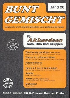 Cover Bunt gemischt Band 20 für Akkordeon
