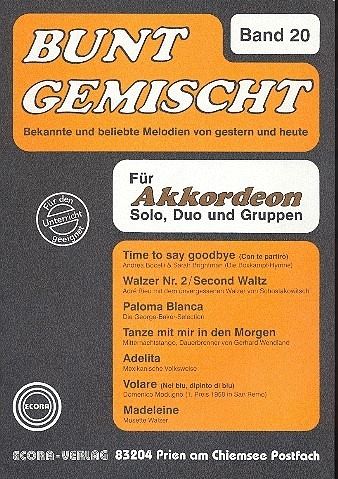 Bunt gemischt Band 20 für Akkordeon