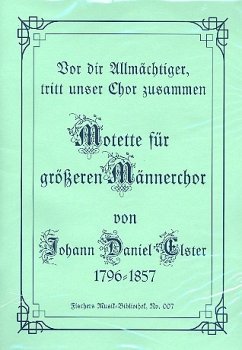 Cover Vor dir Allmächtiger tritt unser Chor zusammen für Männerchor a cappella Partitur
