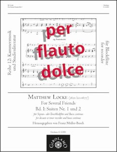 Cover For several Friends Band 1 für Blockflöte und Bc